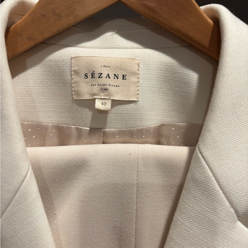 Sezane Ecru Blazer - Picture 6 of 6